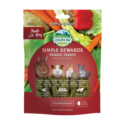 Oxbow Simple Rewards Veggie Treats 3oz