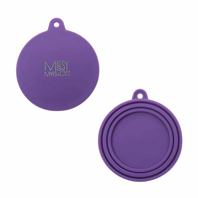 MessyMutts Cat Can Cover - Purple