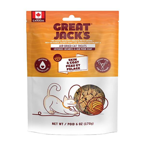 Great Jacks Cat AirDried Skin&Coat treats 170g