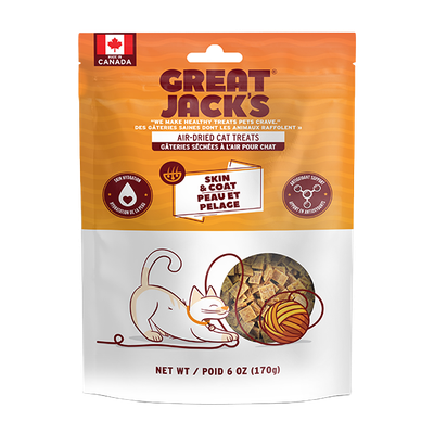 Great Jacks Cat AirDried Skin&Coat treats 170g