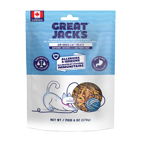 Great Jacks Cat AirDried Allergies&Immune treats 170g