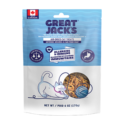 Great Jacks Cat AirDried Allergies&Immune treats 170g