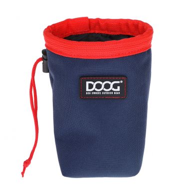 DOOG Treat Pouch Black Navy/Red SML