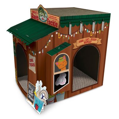 HAPPY CAT Scratcher Double Decker Bait & Tackle