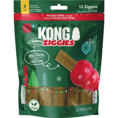 KONG Ziggies Enhanced Holiday Spice Small 7OZ