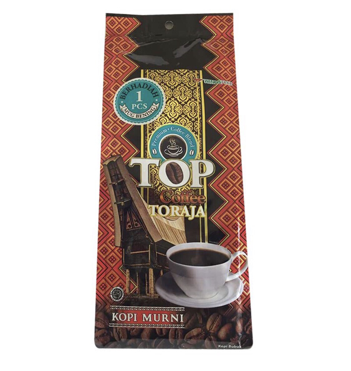 TOP Coffee kopi Murni bubuk Toaraja 158g