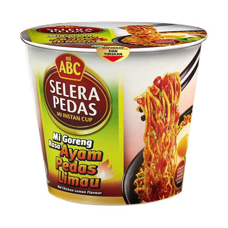 Mie ABC cup Goreng Ayam Pedas Limau