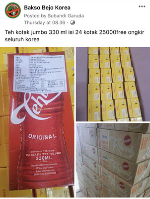 Promo Teh Botol Kotak 330 ml (per Kardus 24 Kotak) Free Ongkir