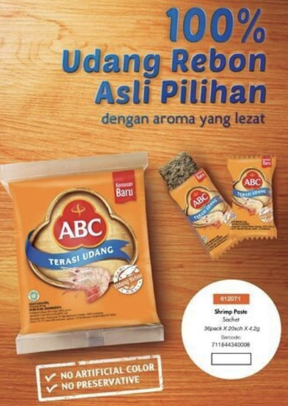 Terasi ABC 20 Sachet 3,8 Gram