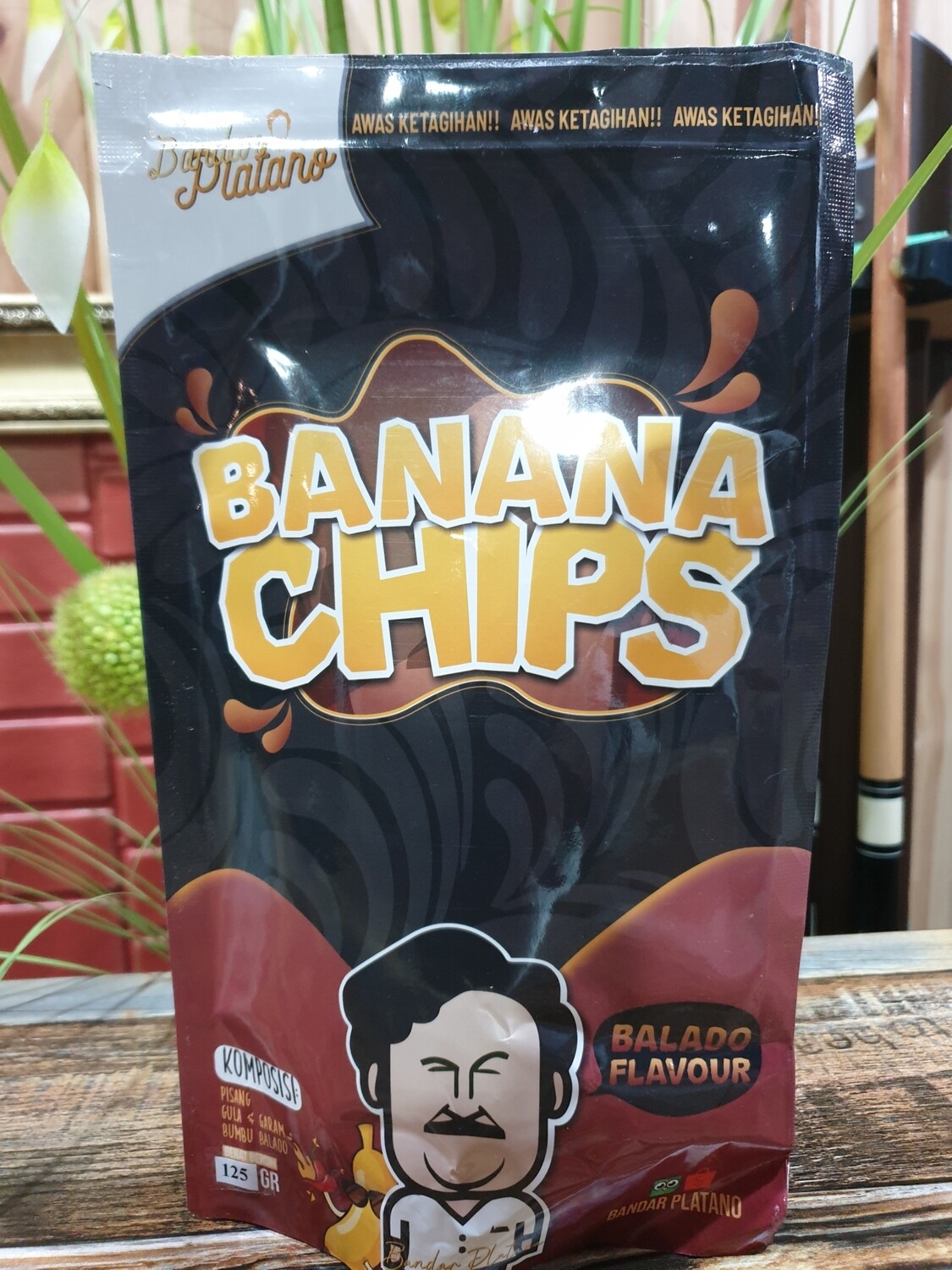 banana chips balado