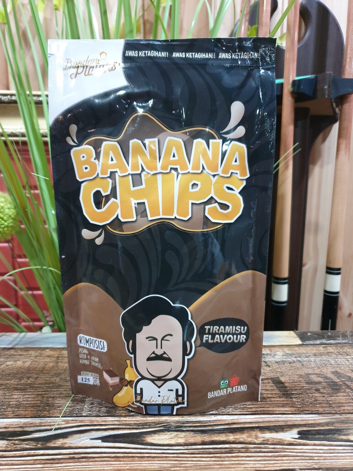 banana chips tiramisu
