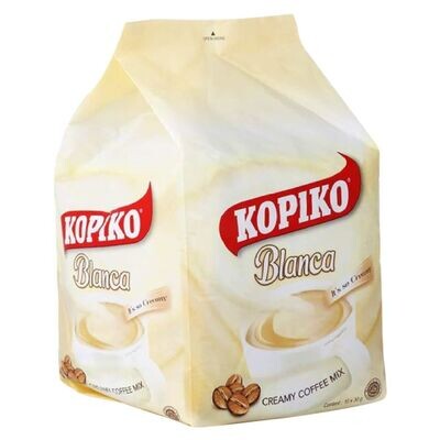 KOPIKO BLANCA CREAMY COFFE MIX (10 SACHET)
