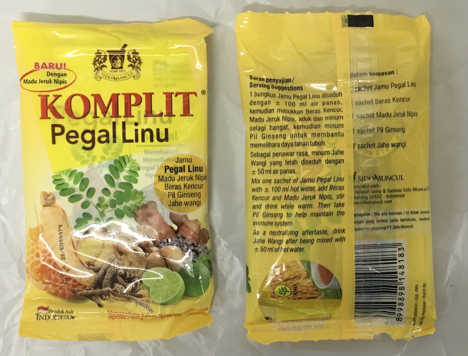 Jamu Komplit Pegal Linu (1 Sachet)