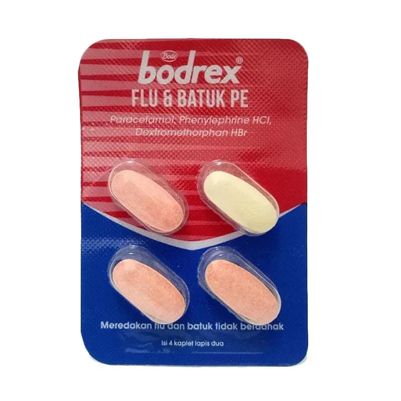 Bodrex Flu dan Batuk PE (4 Tablet)
