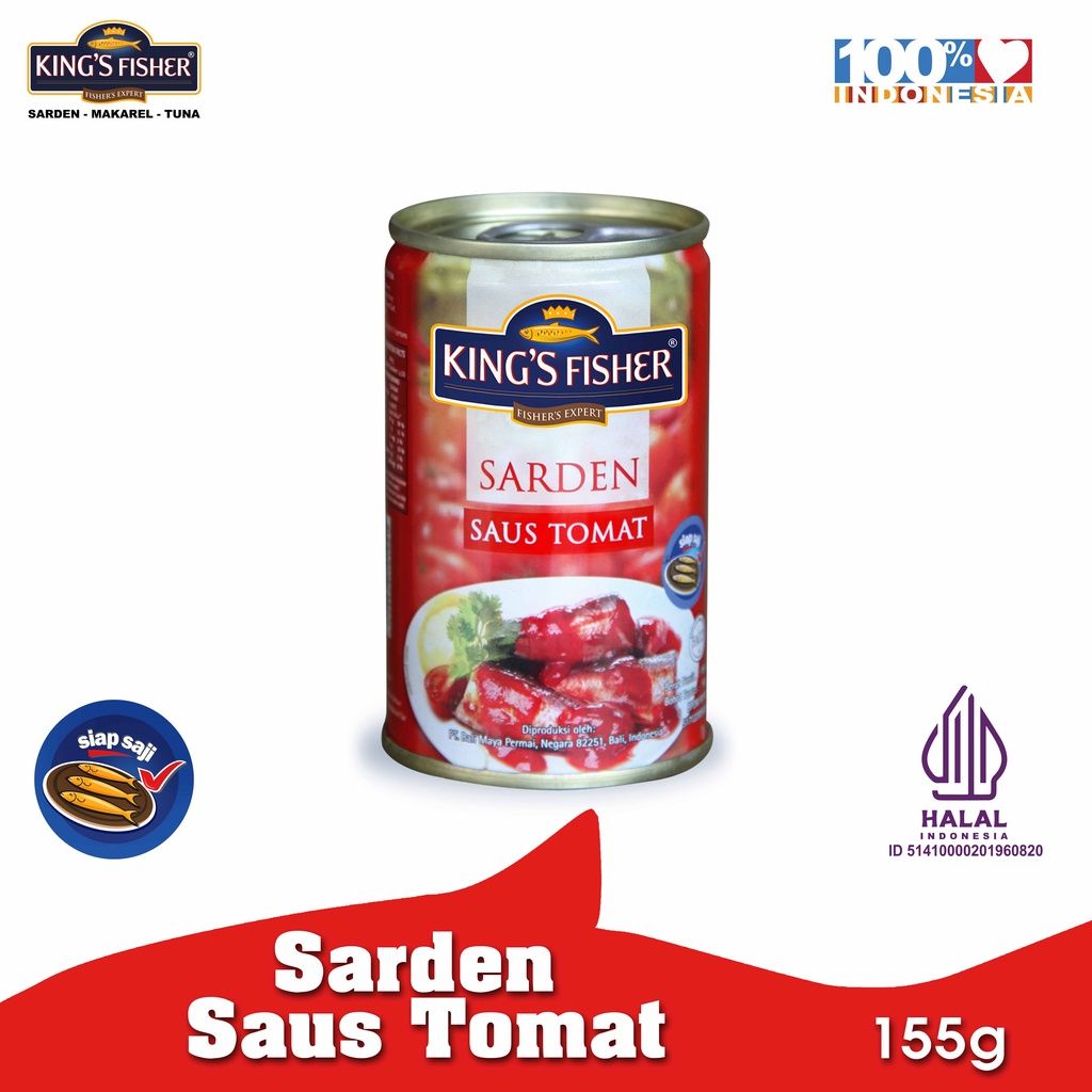 Kings Fisher Sarden Saus Tomat