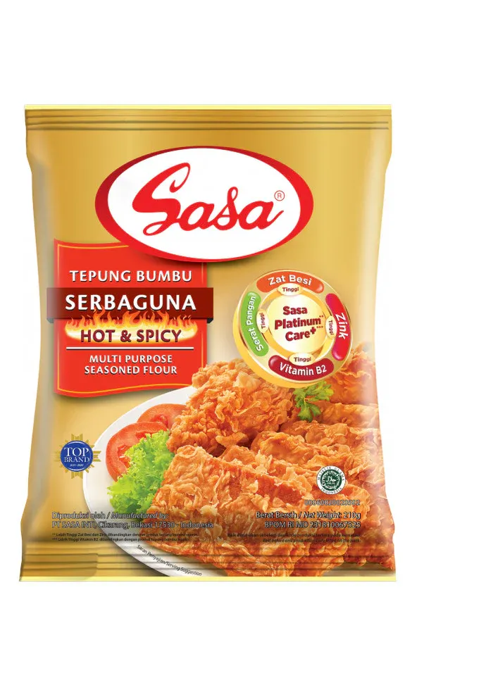 Sasa Tepung Serba Guna, HOT&amp; SPICY 210g