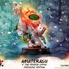 F4F 9&quot; Okami Amaterasu pvc Statue