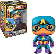 Funko POP! Marvel black light- Captain America (SE) (987)