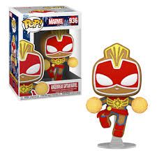 Funko POP! Marvel Gingerbread Captain Marvel (936)