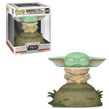 Funko POP! Star wars The Mandalorian- Grogu Using the force Deluxe with sound (485)