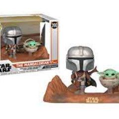 Funko POP! SW- Mandalorian with child