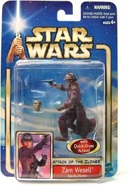 Hasbro Star wars Attack of the clones- Zam Wesell Bounty hunter