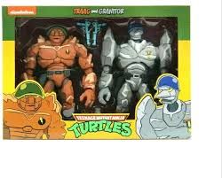NECA TMNT Toon- Traag and Granitor 2pk