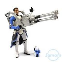 Used Star wars Clone wars- Heavy gunner clone