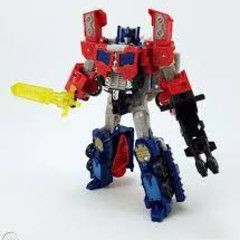 Used Transformers Titans return- Lazer Optimus prime