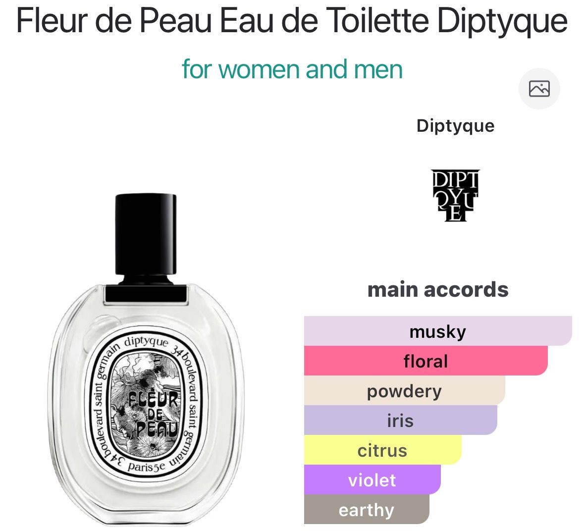 FLEUR DE PEAU EDT by Diptyque (2 ml decant)