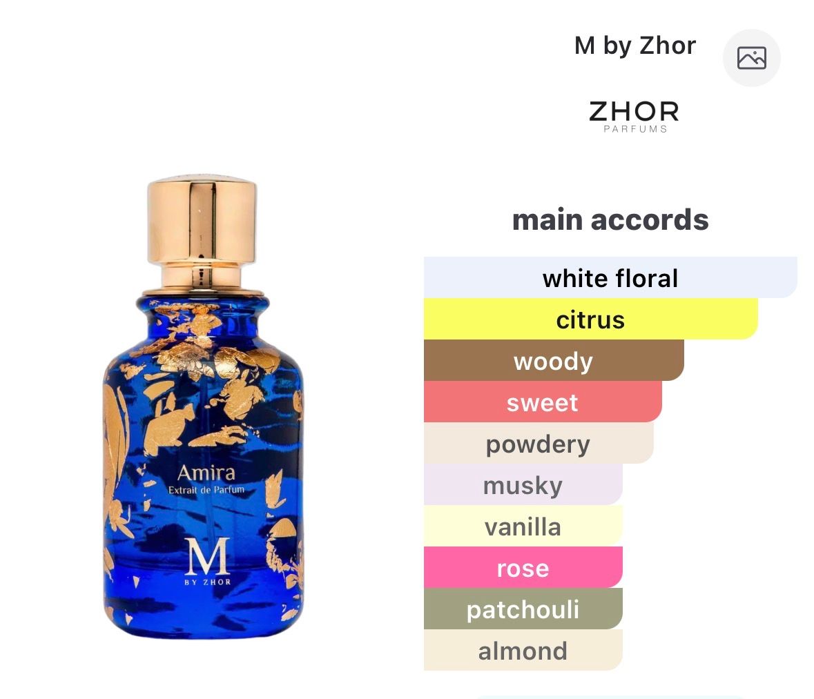 Amira M by ZHOR (2 ml decant)