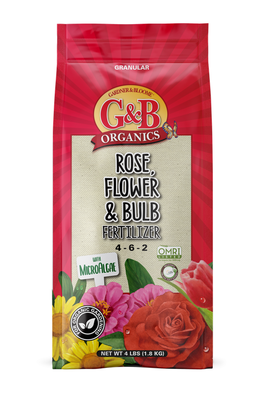 Rose, Flower &amp; Bulb Fertilizer with MicroAlgae (4-6-2)