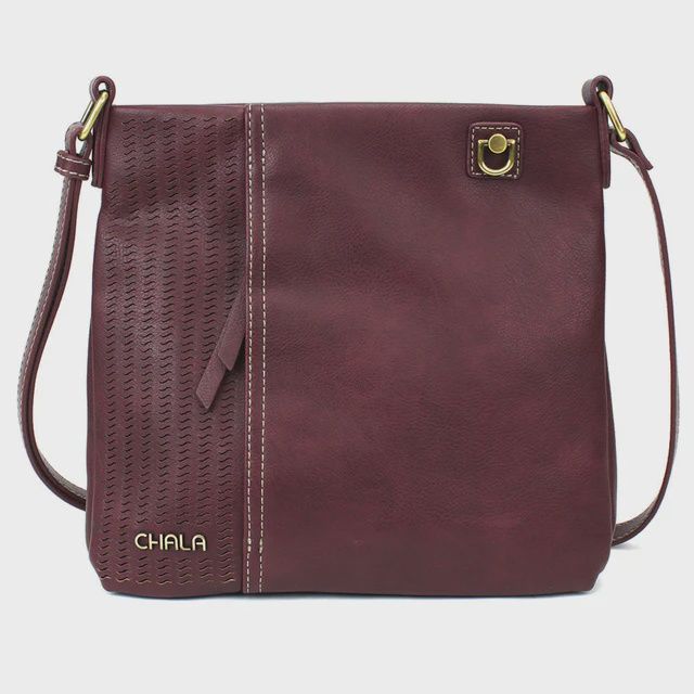 Lasercut Crossbody - Plum