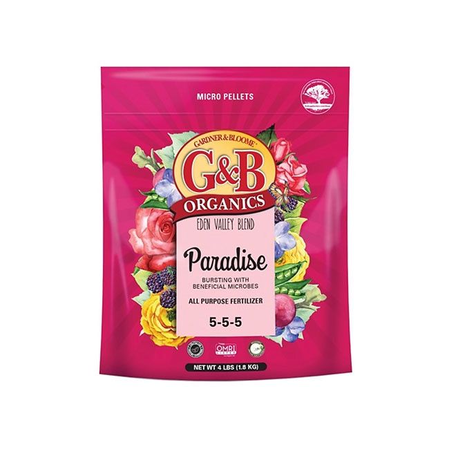 G&amp;B Paradise All Purpose Fertilizer (5-5-5), Size: 4lb