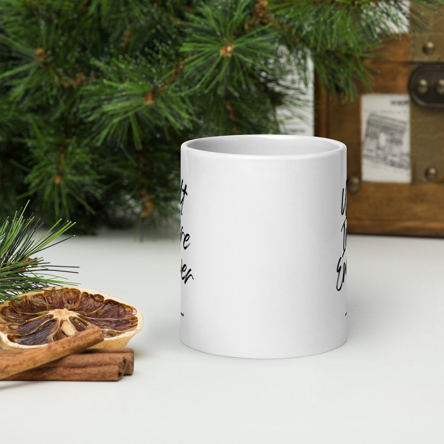 Uplift, Inspire, &amp; Empower glossy mug