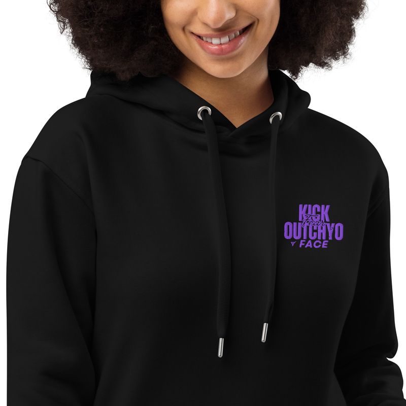 Uplift, Inspire, &amp; Empower Purple Stitching hoodie