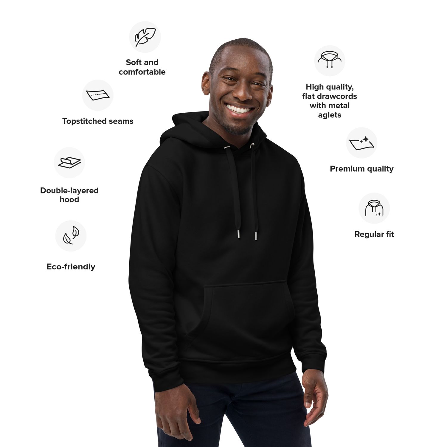 Uplift, Inspire, &amp; Empower Purple Stitching hoodie