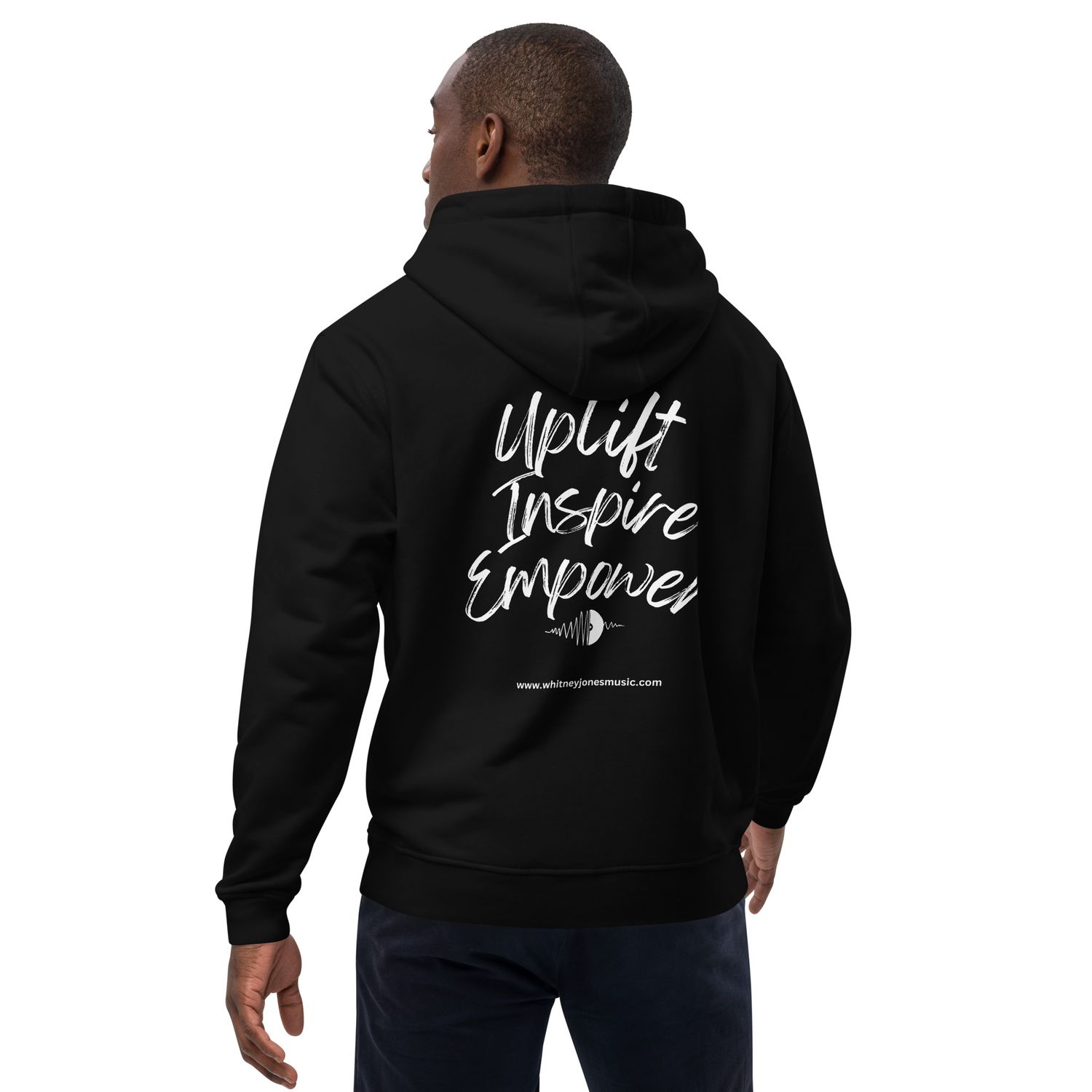 Uplift, Inspire, &amp; Empower Purple Stitching hoodie