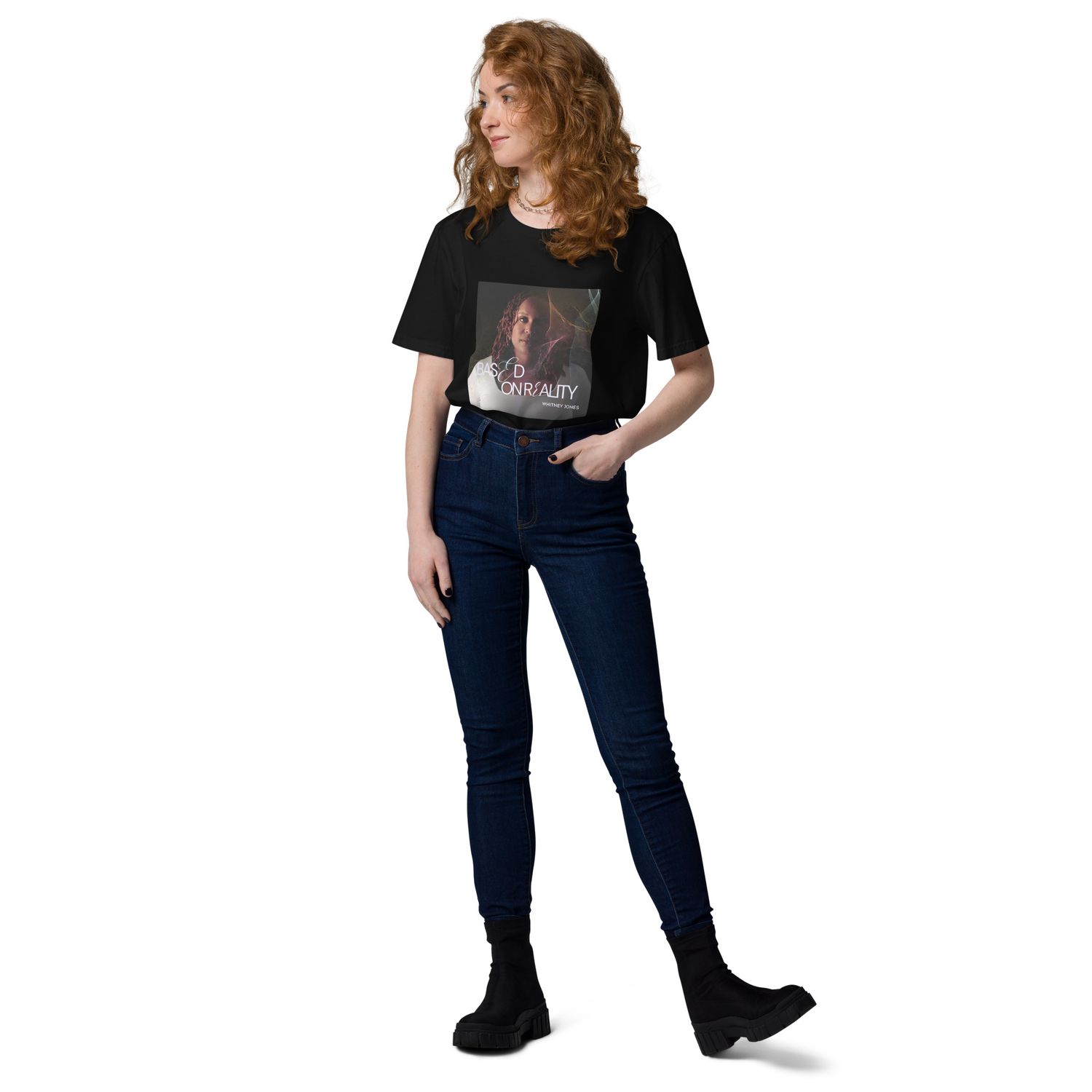 Women&#39;s Uplift, Inspire, &amp; Empower organic cotton t-shirt