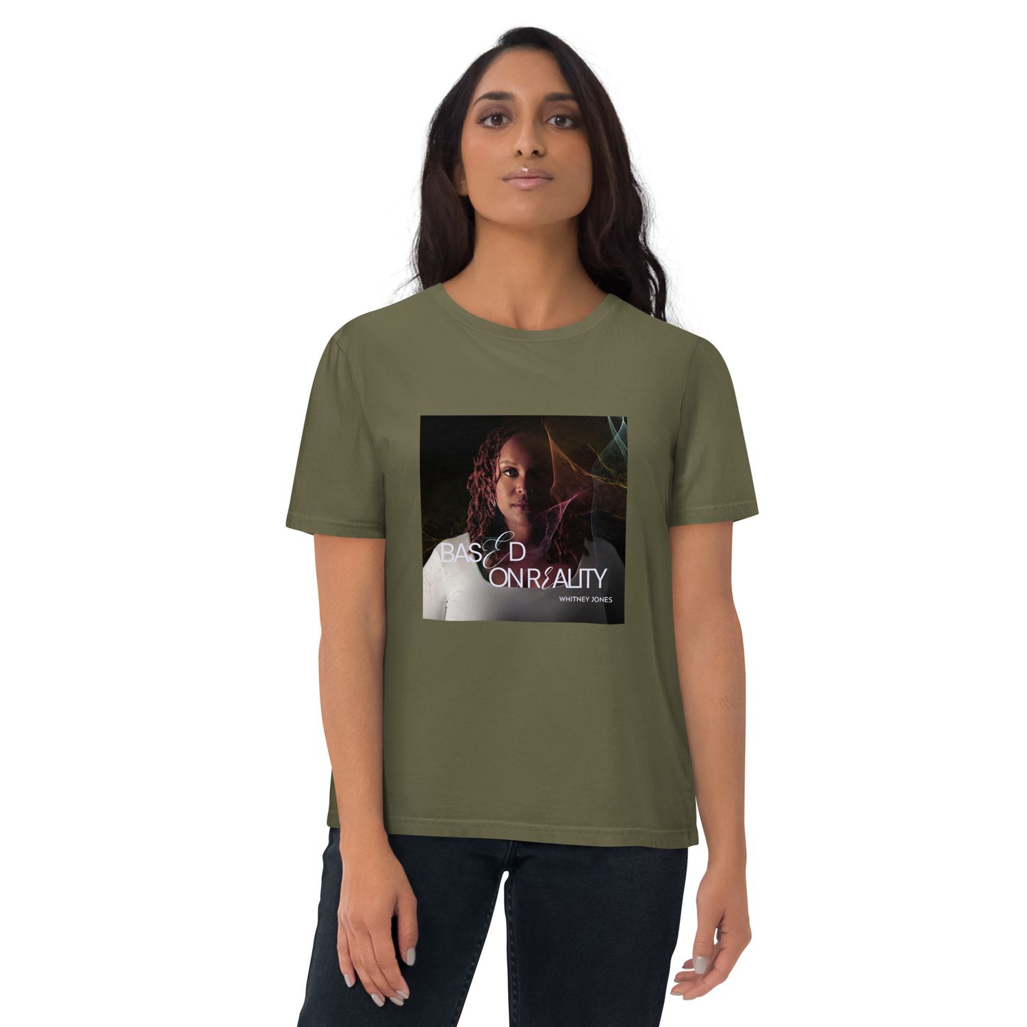Women&#39;s Uplift, Inspire, &amp; Empower organic cotton t-shirt