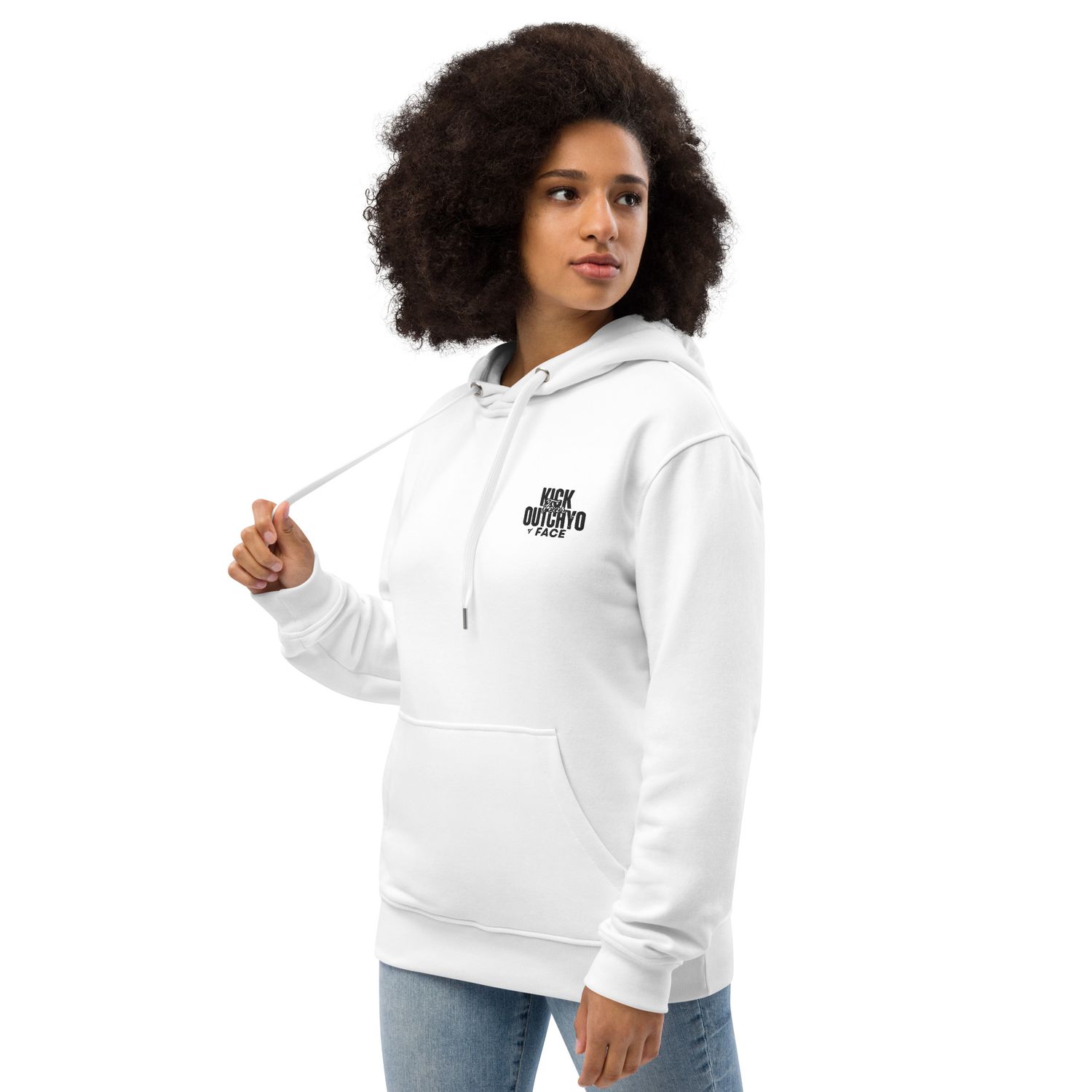 Uplift, Inspire, &amp; Empower White hoodie