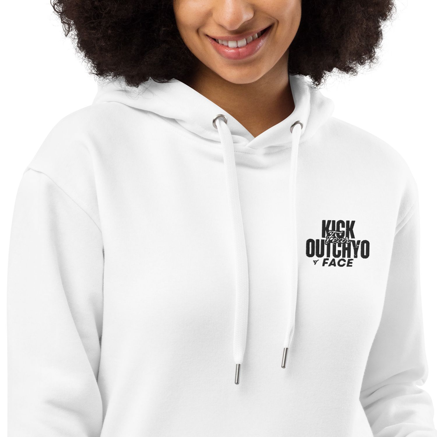 Uplift, Inspire, &amp; Empower White hoodie
