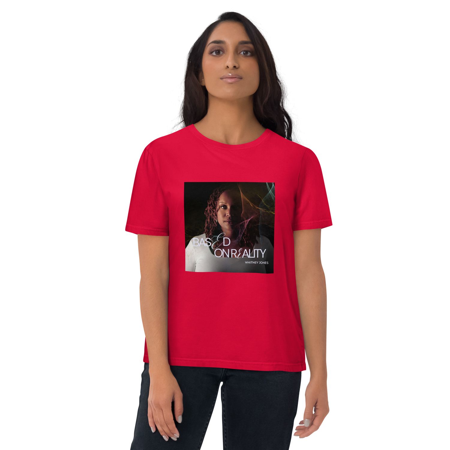 Women&#39;s Uplift, Inspire, &amp; Empower organic cotton t-shirt