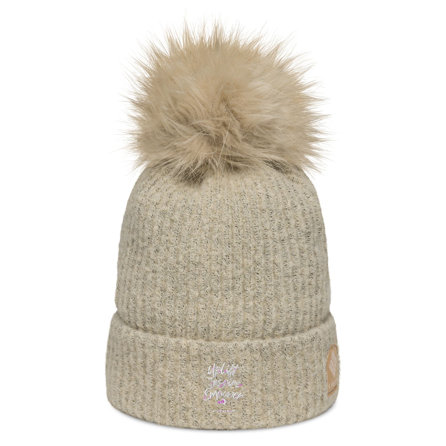 Uplift, Inspire, &amp; Empower Columbia pom-pom beanie