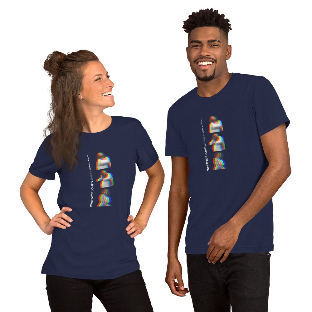 Whitney Jones Based On Reality Vertical Unisex t-shirt