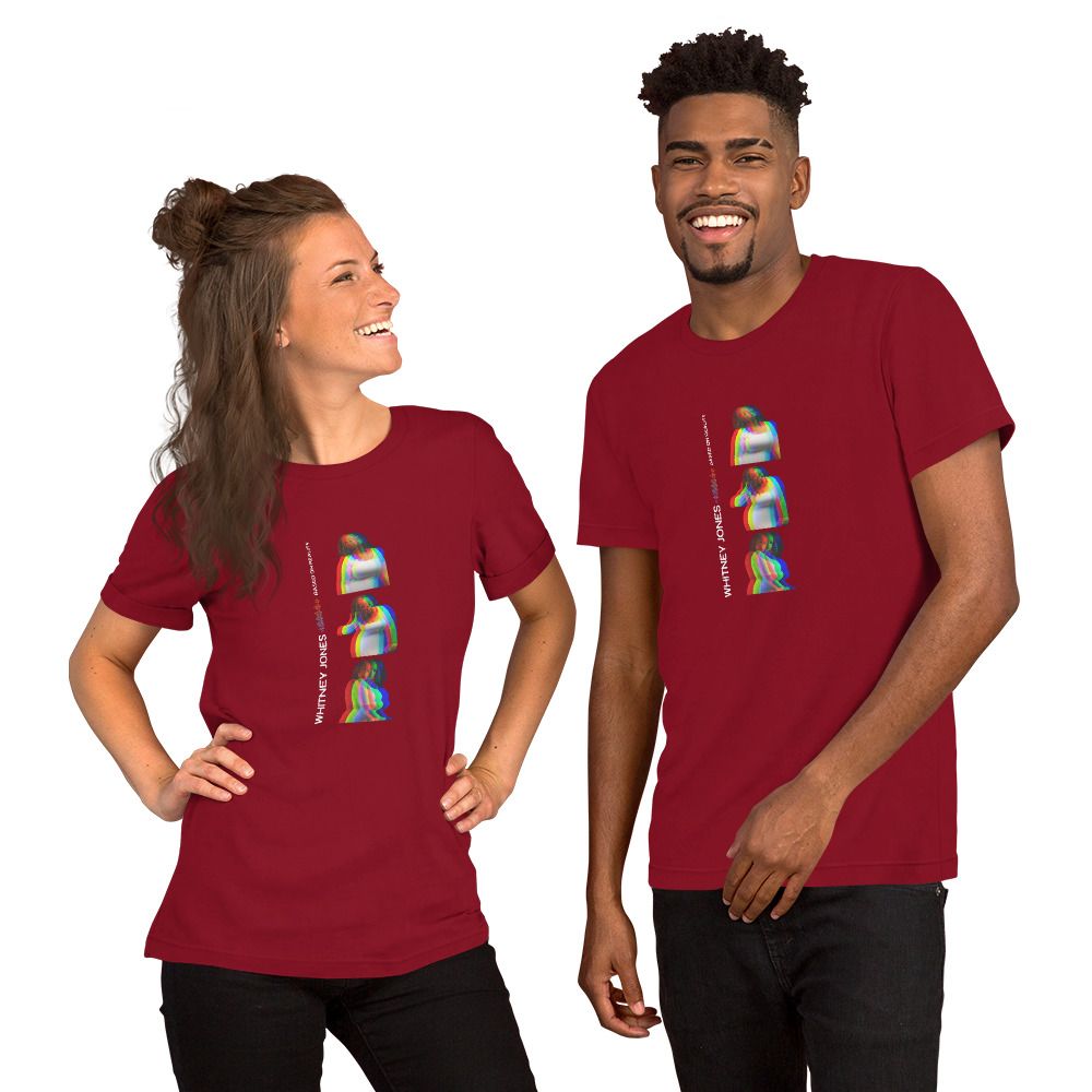 Whitney Jones Based On Reality Vertical Unisex t-shirt