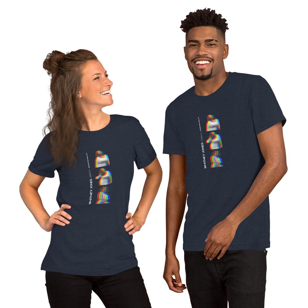 Whitney Jones Based On Reality Vertical Unisex t-shirt