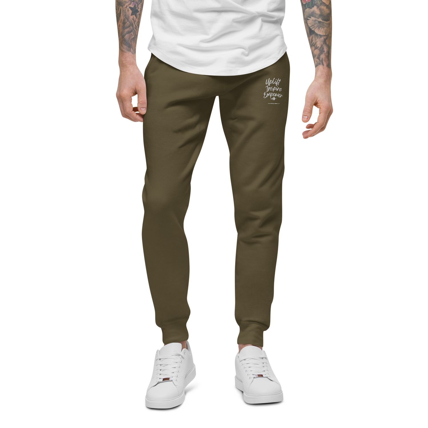 Uplift, Inspire, &amp; Empower Unisex fleece sweatpants