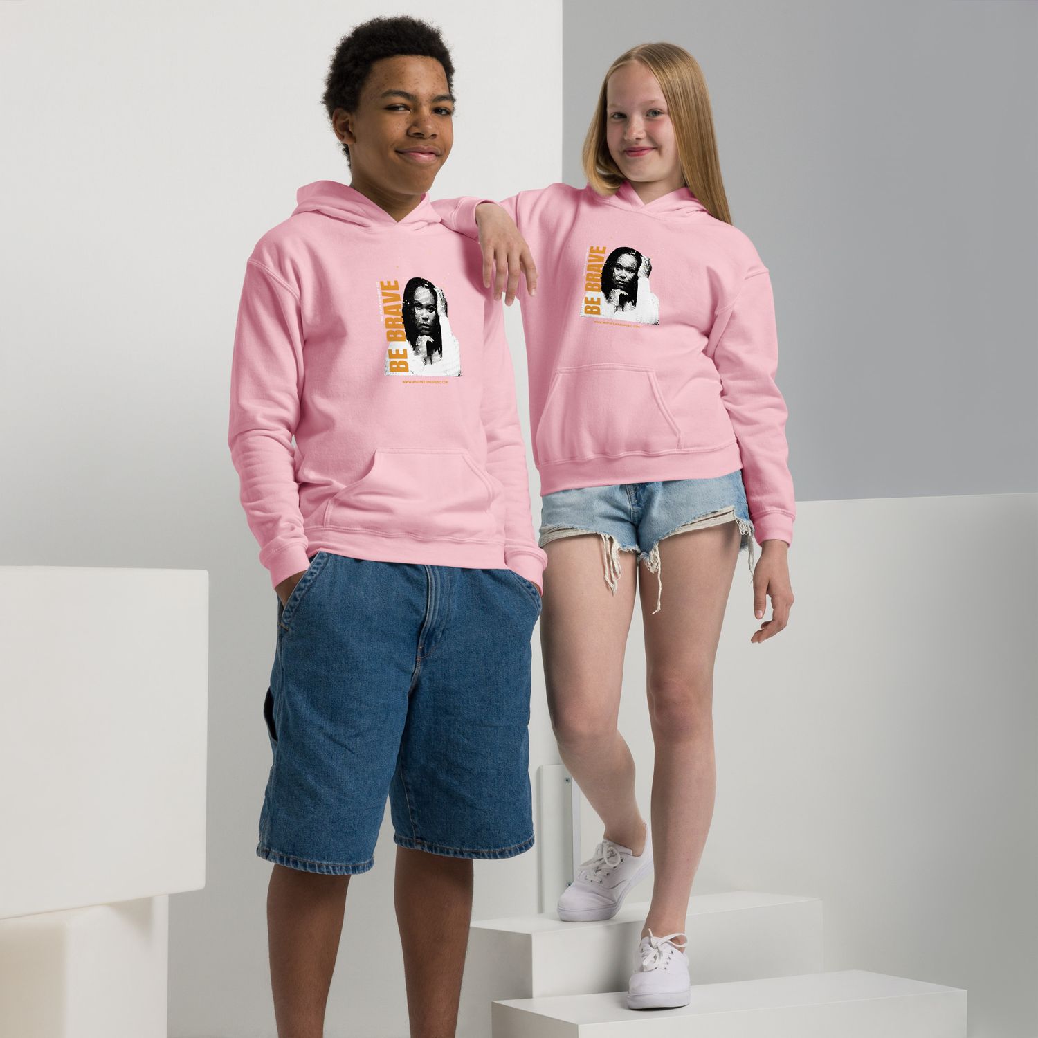 Be Brave Youth heavy blend hoodie