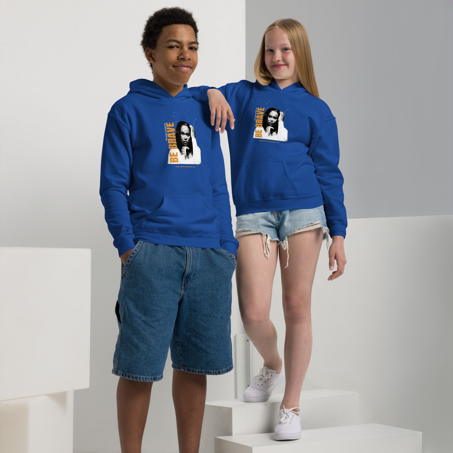 Be Brave Youth heavy blend hoodie